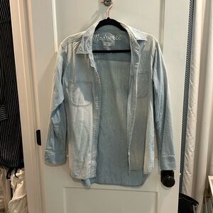 Madewell light denim shirt